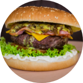 Big burger in a bun